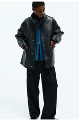 Merino Wool Cashmere Zip Crew Cardigan
