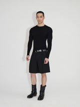 Lightweight Ribbed Knit Long Sleeve