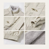 Tip-dyed Toscana PU Harrington Jacket
