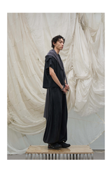 Casual Washed Detachable Tee Flap Sweatpants
