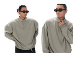 Oversized Polo Neck Sweatshirt
