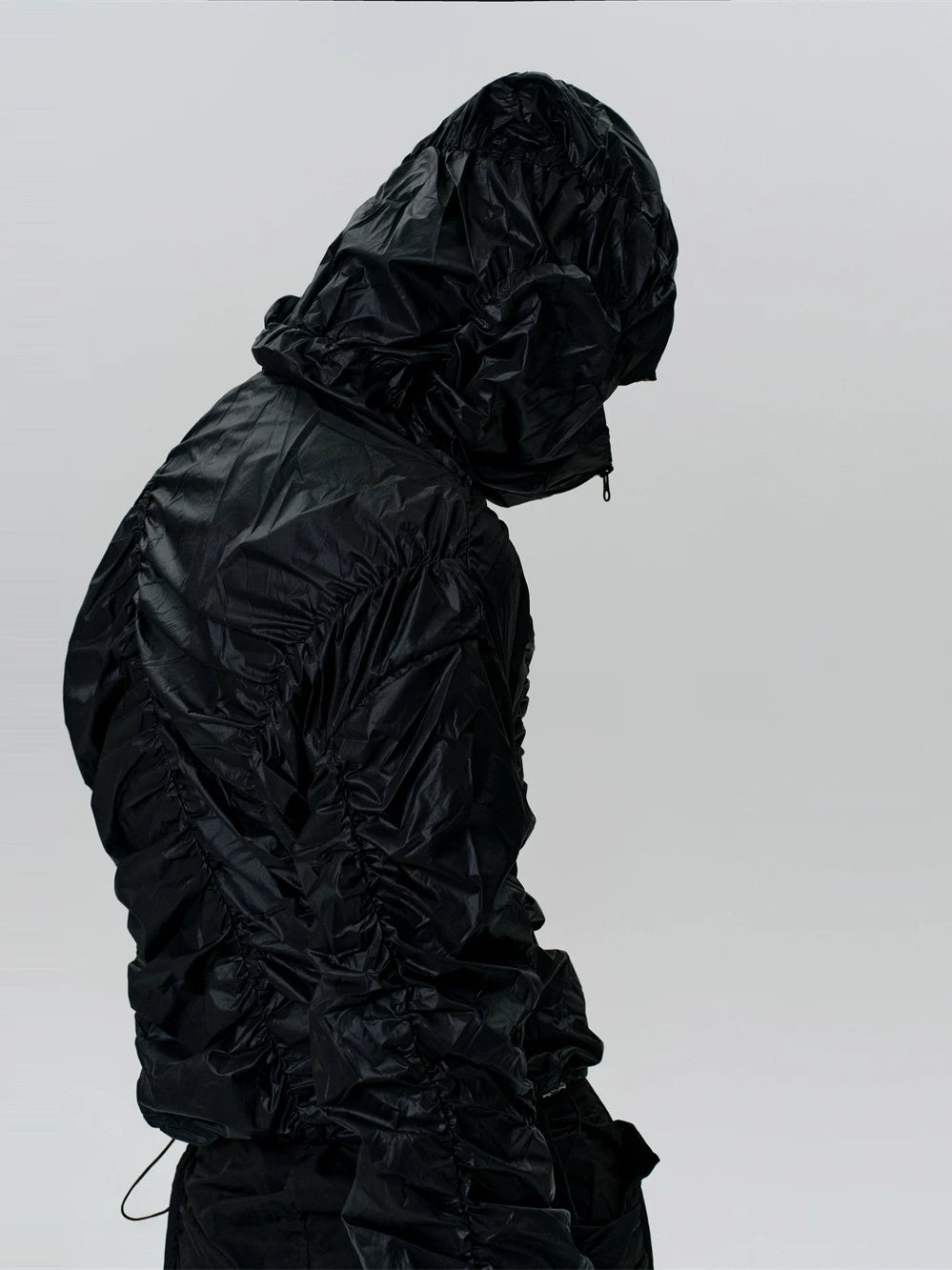 Lightweight Wrinkle Hooded Sun Jacket