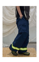 Reflective Multi-Pocket Nylon Cargo Pants