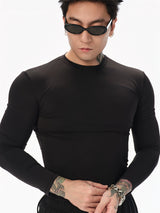Soft Quick-Dry Fitted Long-Sleeve Top