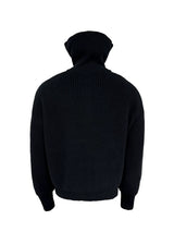 Chunky Knit Collared Button Sweater