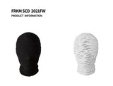 Unisex Black White Balaclava Mask