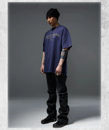 Men's Solid Loose Heavy Cotton Tees