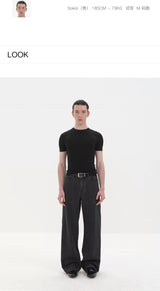 Short Sleeve Slim Merino Lyocell Tee