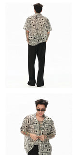 Island Star Linen Blend Hawaiian Shirt