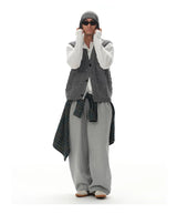 Wool Blend Vintage Knit Vest