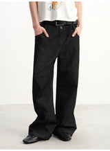 Double Waist Flared Denim Jeans