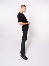 Men's Short Sleeve Mesh Metal Tee