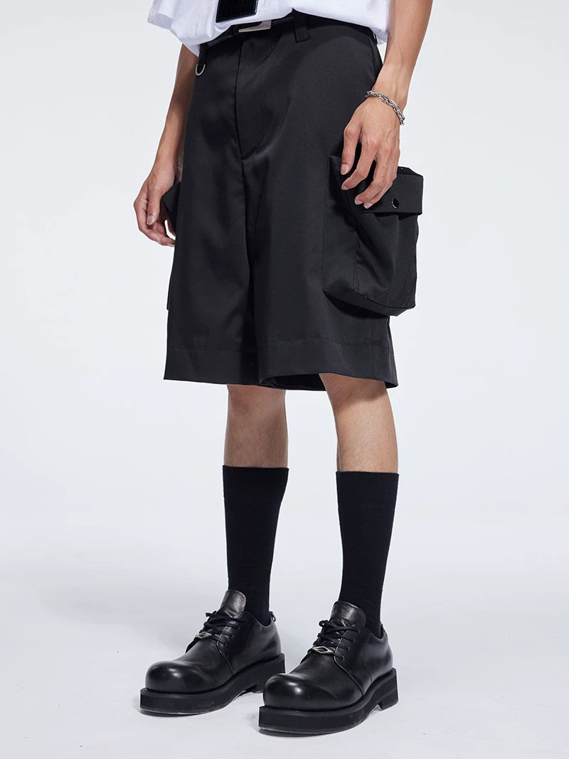 Men's Loose Tailored Pocket Shorts