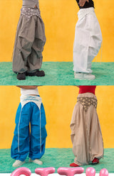 Multi-color Y2K Men's Wide Leg Pants