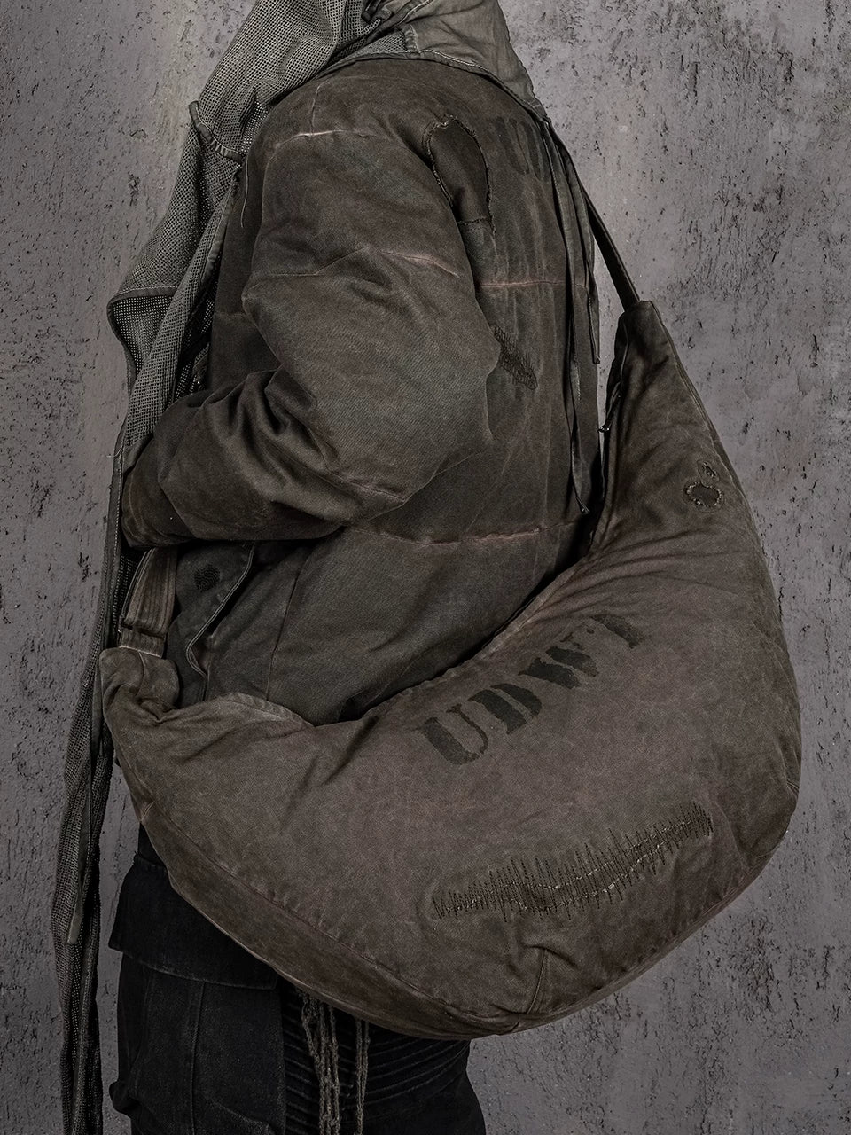 Wasteland Distressed Hand Embroidered Hobo Bag