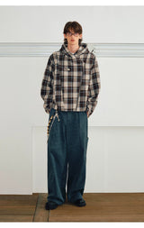 Men's Vintage Asymmetric Fleece Jacket
