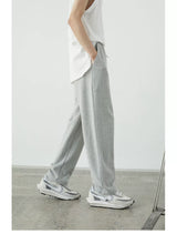 Stripe Plush Drawstring Track Pants
