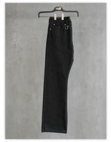 Heavy Black Boot-Cut Jeans