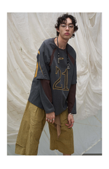 Double Hook Leather Rope Pants Chain
