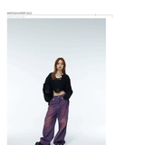 Rivet-Trimmed Two-Tone Cardigans