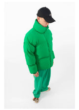 Men's Oversized Green Puffer Jacket