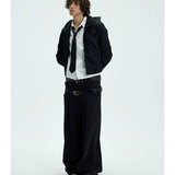 Short Detachable Hooded Waterproof Trench Coat