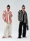 100% Cotton Knit Striped Top