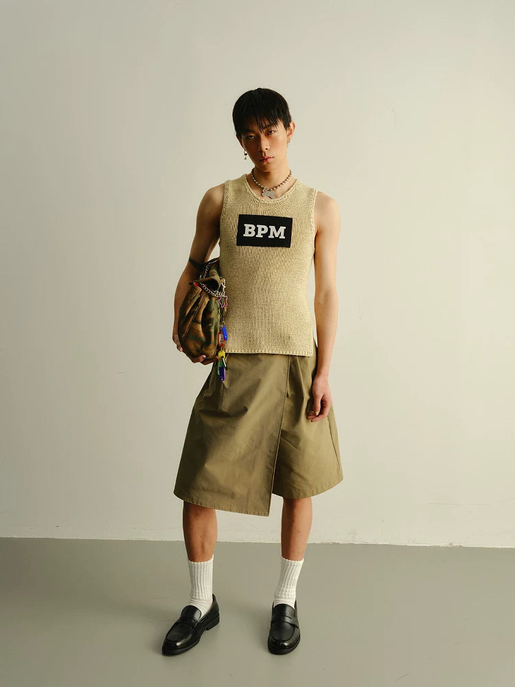 Stretchy Frayed Printed Tank Tops