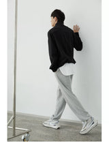 Stripe Plush Drawstring Track Pants