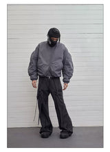 Vintage Deconstructed Washed Wide Leg Jeans