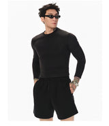 Soft Quick-Dry Fitted Long-Sleeve Top