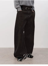 Vintage Washed Denim Banana Pants