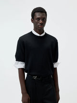 Linen Cotton Blend Short Sleeve Tee