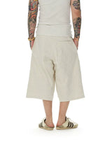 Cropped Terry Bermuda Pants