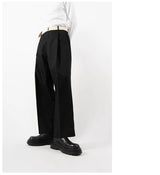 Men's Multicolor Loose Straight Cropped Pants