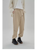 Tapered Drawstring Pocket Cargo Pants