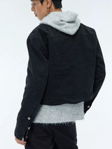 Two-Tone Short Vintage Jacket