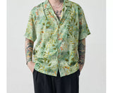 Loose Short Sleeve Hawaiian Shirt