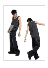 Men's Punk Cotton Sleeveless Vest