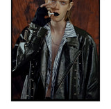 Studded Patent Leather Oversized Trench Coat