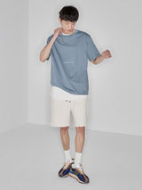 Double-sided Color-block Printed Pima Cotton Tee