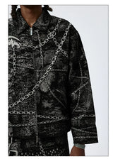 American Chain Print Detroit Work Jacket