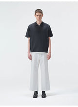 Short Sleeve Wool Silk Knit Top
