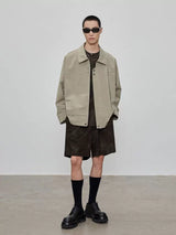 Square Collar Boxy Jacket