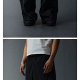 Waterproof Irregular Zippered Baggy Trench Pants
