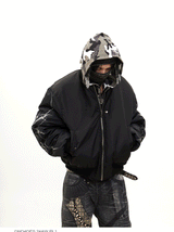 Graffiti Embroidered Printed MA1 Bomber Jacket