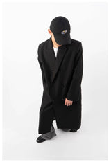 Men's Oversized Two-tone Windproof Trench Coat