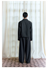 Baggy Deconstructed Tailored Pants