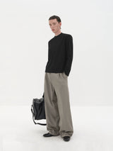 Summer Loose Pleated Tencel Cotton Pants