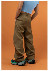 Black Gray Brown Wide Leg Pants